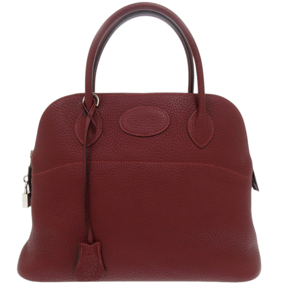 Excellent condition Hermes Bolide 31 handbag, Taurillon Clemence leather, Rou...